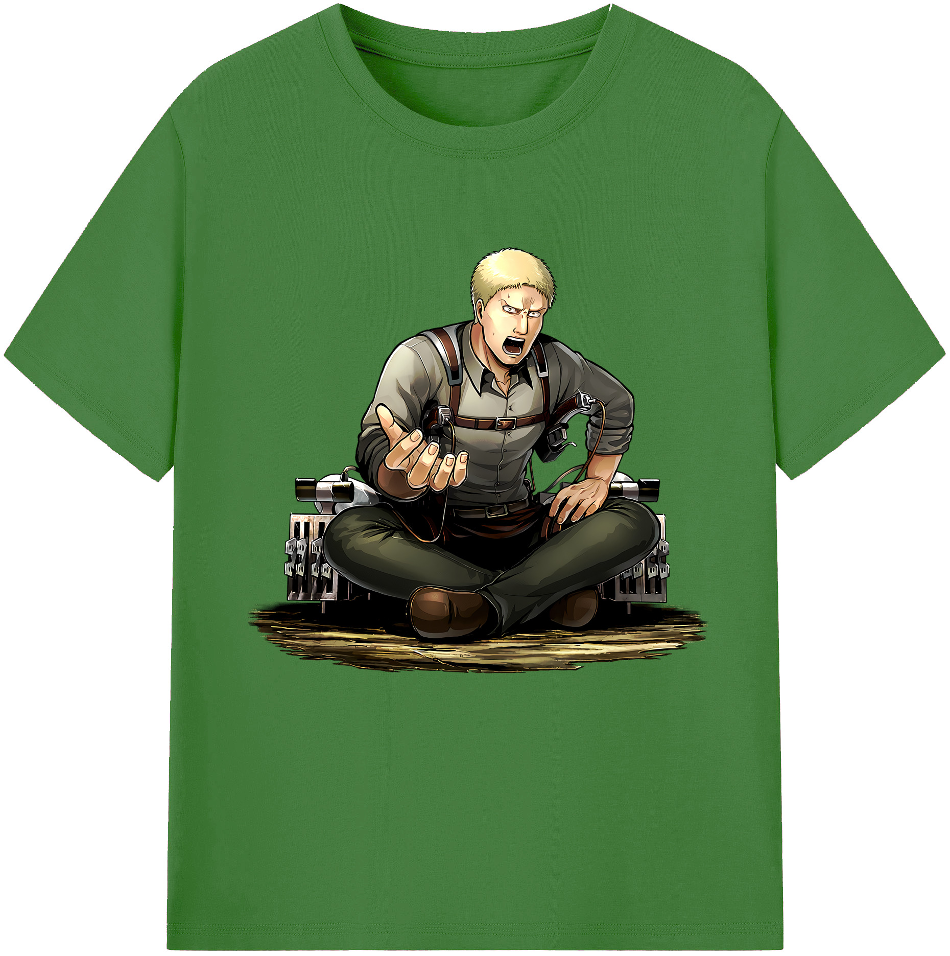 （画像用） 進撃の巨人 ライナー・ブラウン Attack on Titan Reiner Braun レディースカジュアルプリントTシャツ（綿100％）